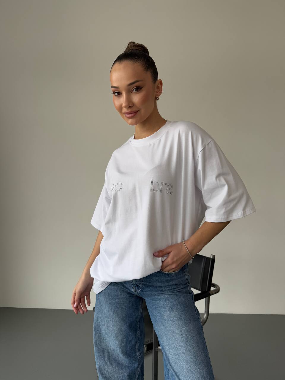 NO BRA marškinėliai