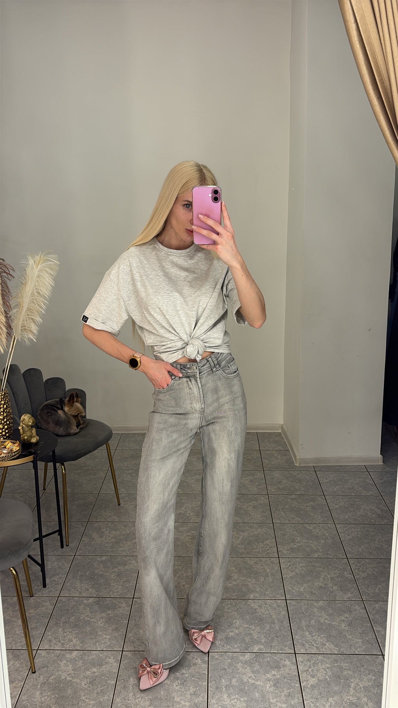 Džinsai aukštoms merginoms