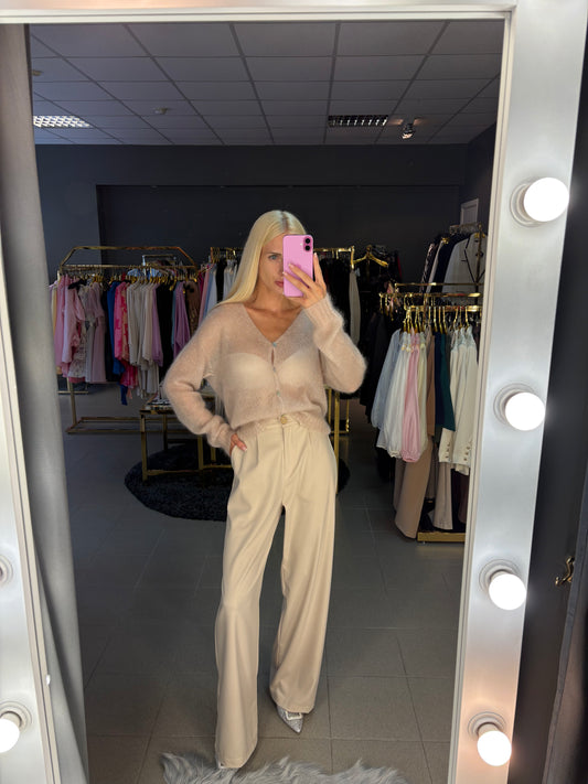 Nude spalvos kelnės