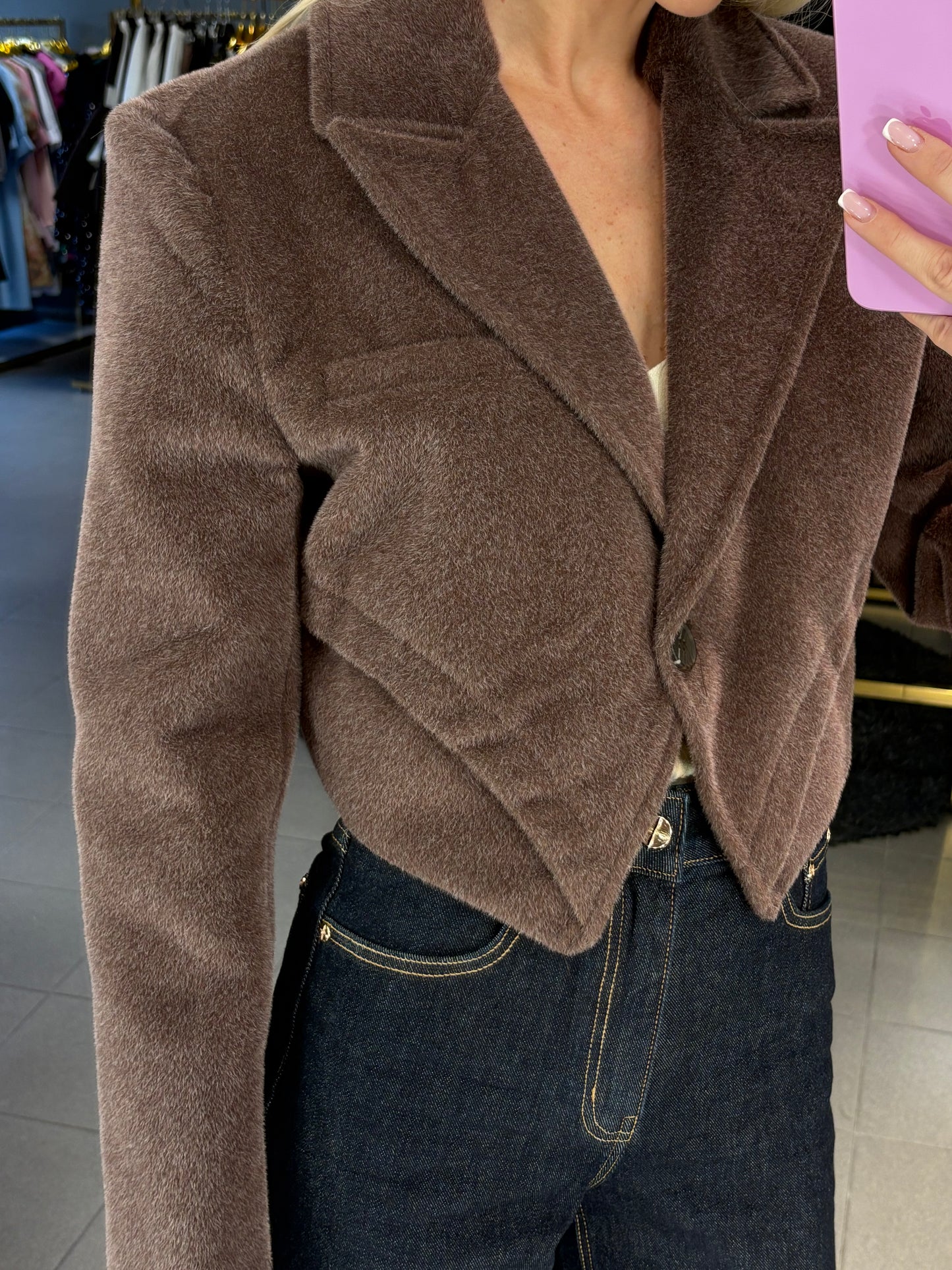 Trumpinto modelio švarkas