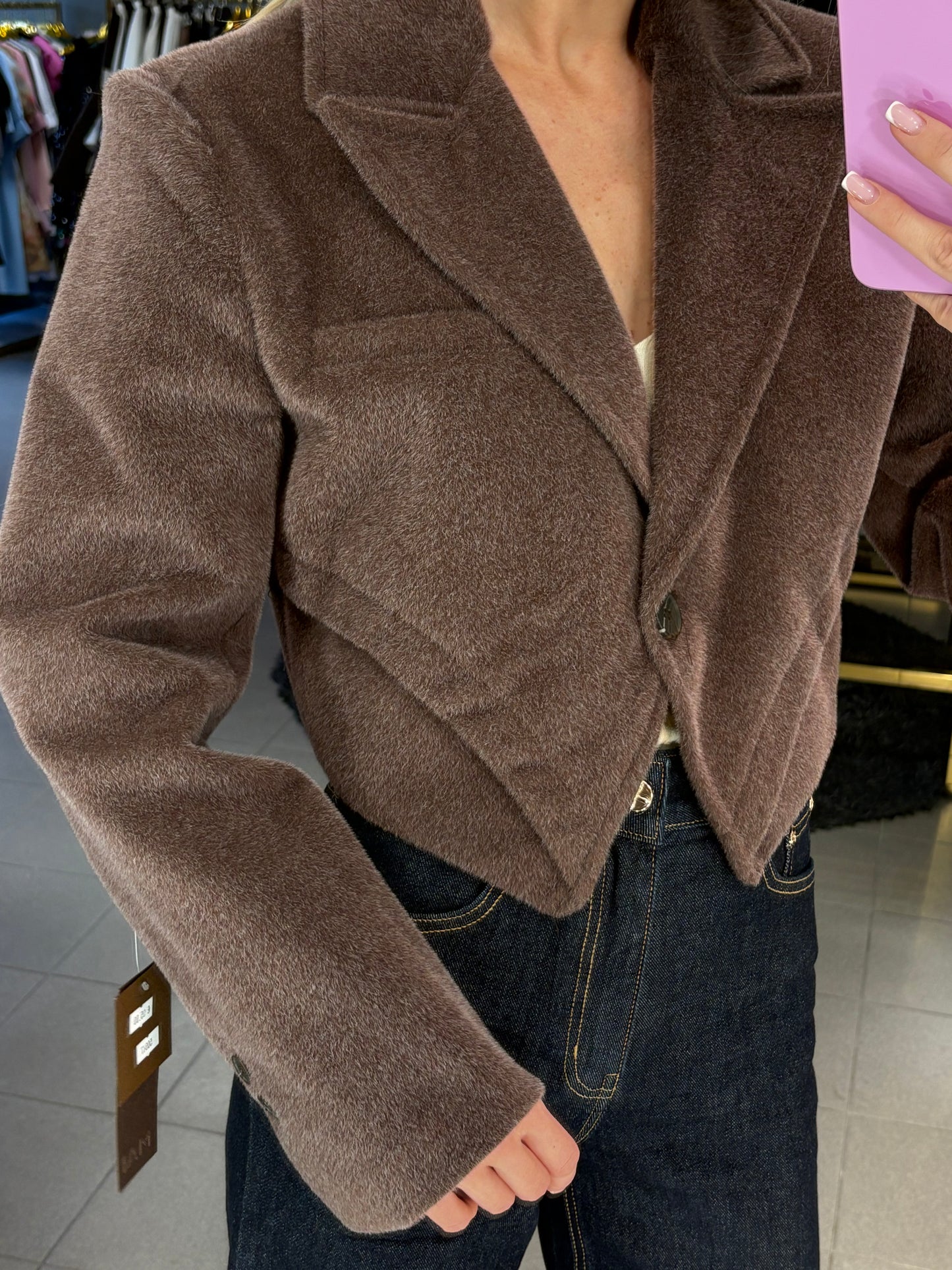 Trumpinto modelio švarkas