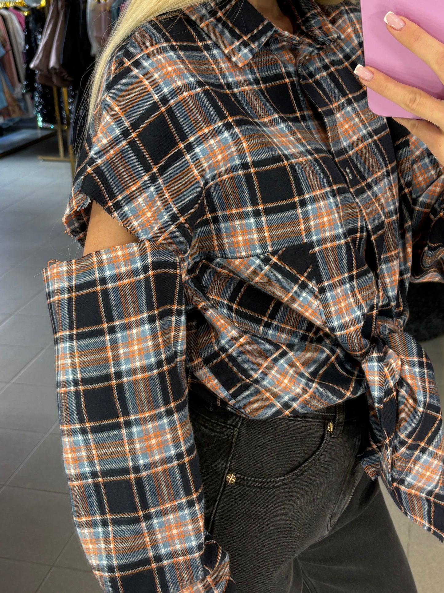 Marškiniai kirptom rankovėm