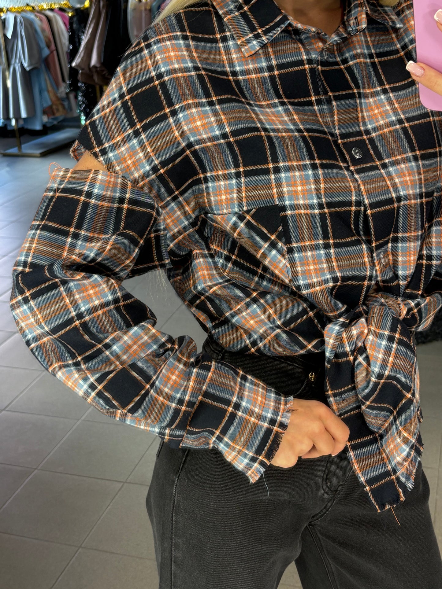 Marškiniai kirptom rankovėm