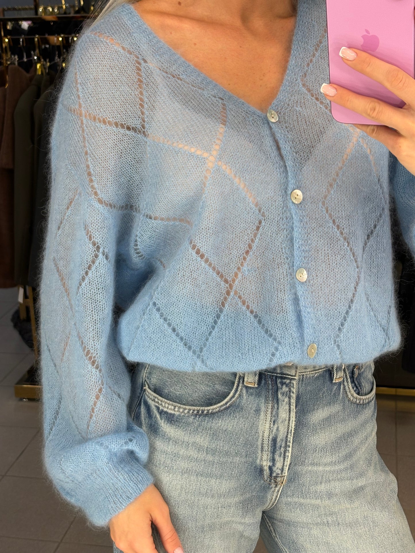 Kid mohera megztinis