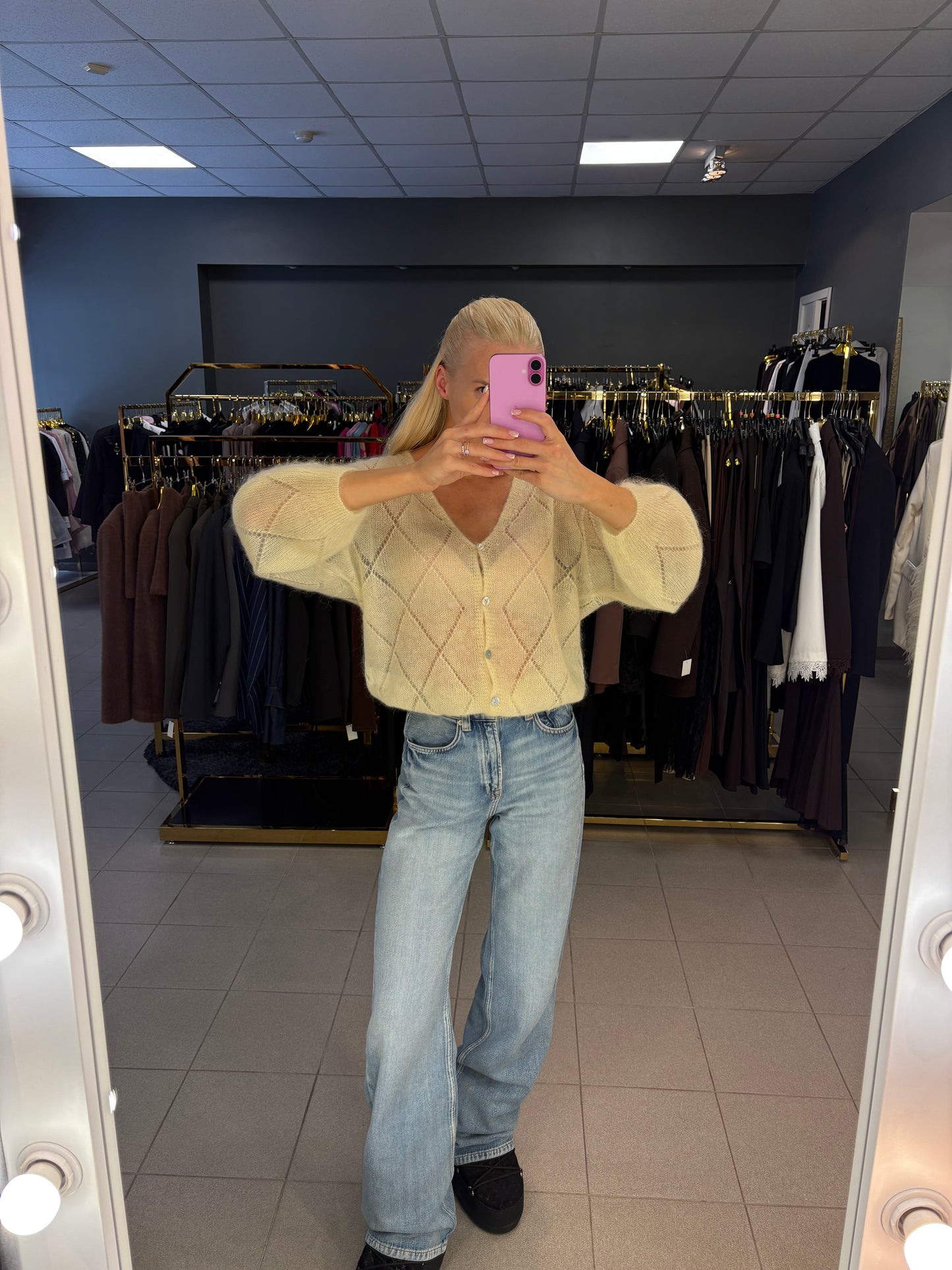 Kid mohera megztinis