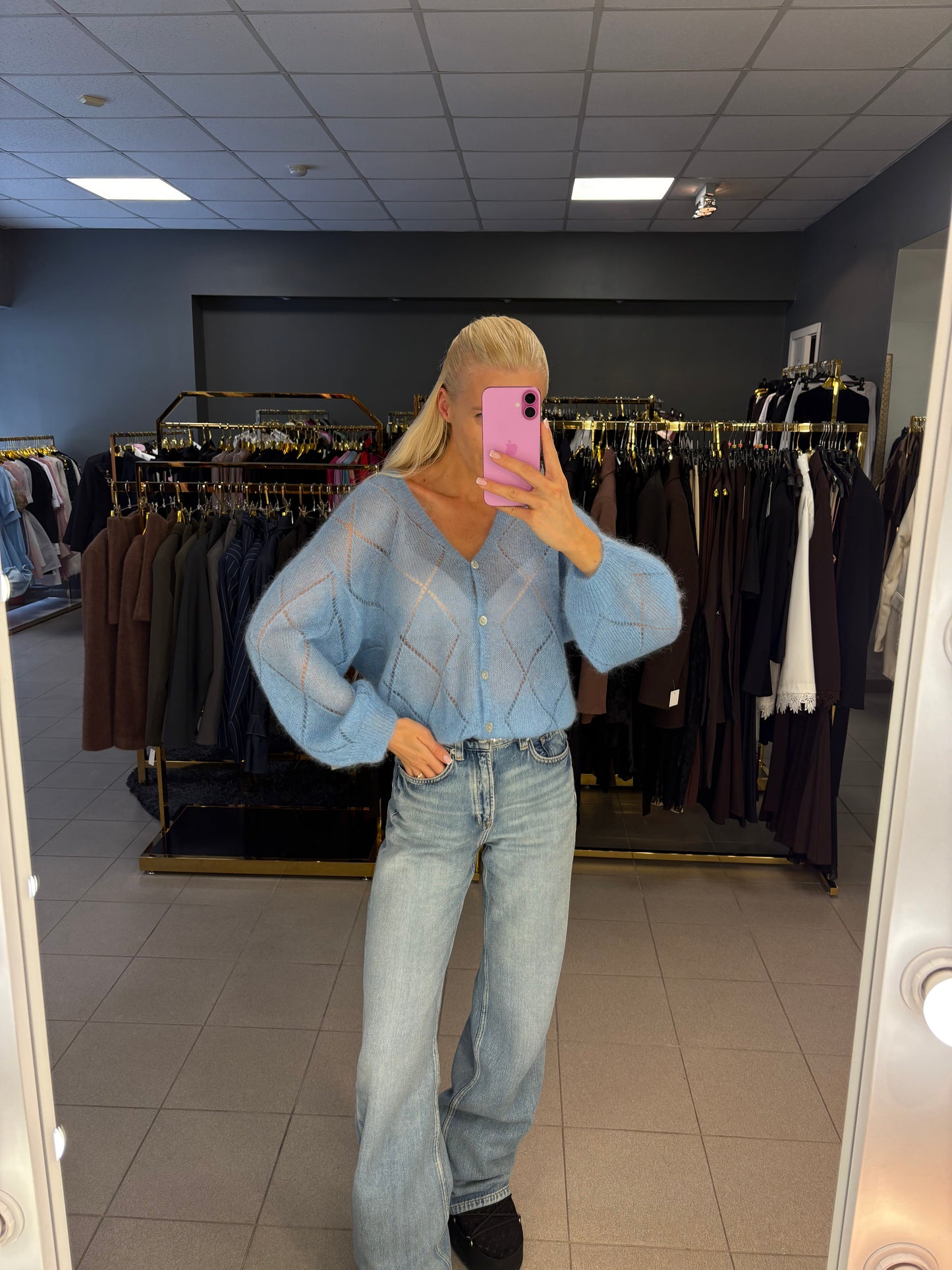 Kid mohera megztinis