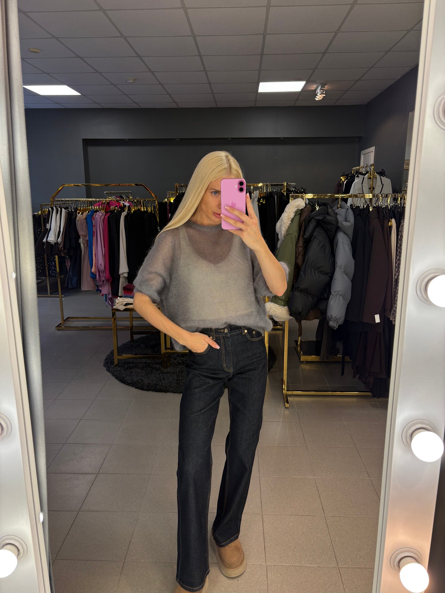 Kid mohera megztinis