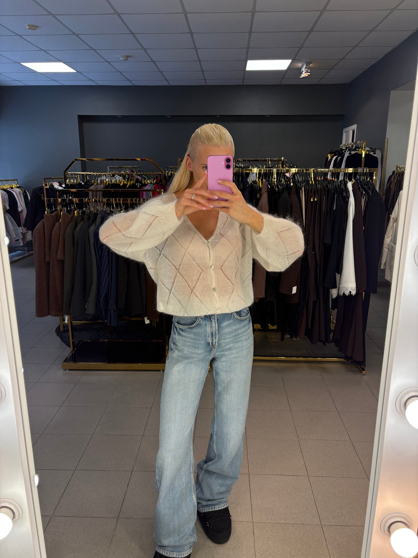 Kid mohera megztinis