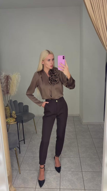 Pieštuko formos kelnės